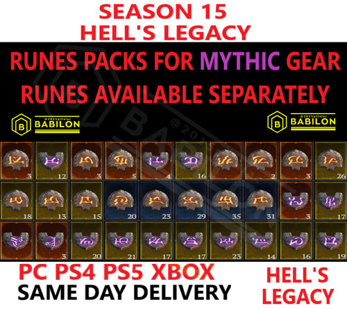 Diablo season mythic - 4, 15