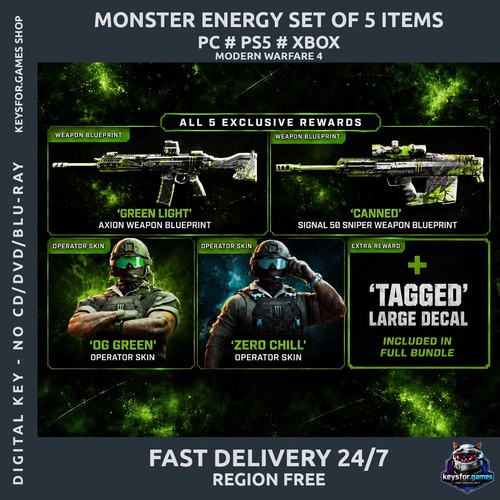 Mw4 monster set completo - set,